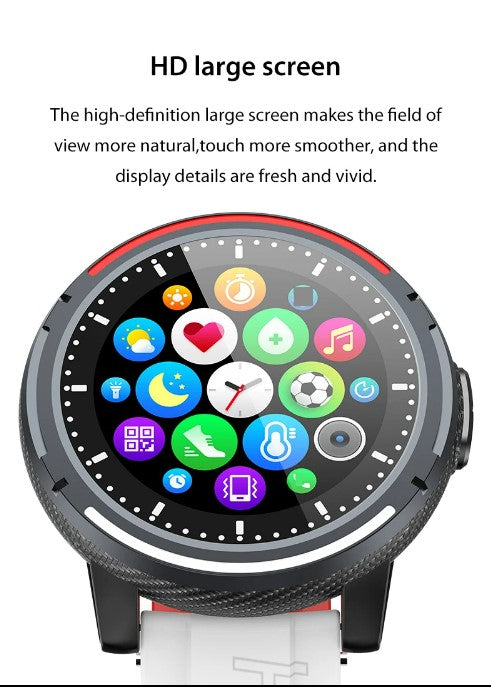 LEMFO New Smart Watch Men - Red_9